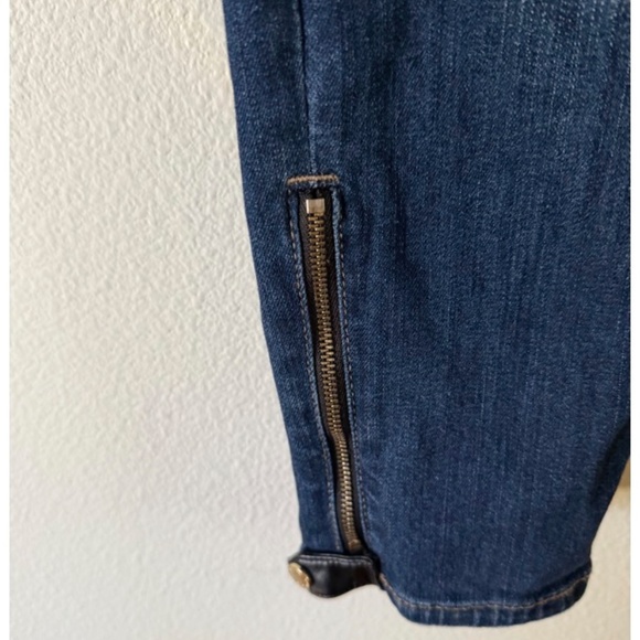 White House Black Market "The Skinny" Side Ankle Zip Jean  Size 4S - Picture 10 of 11